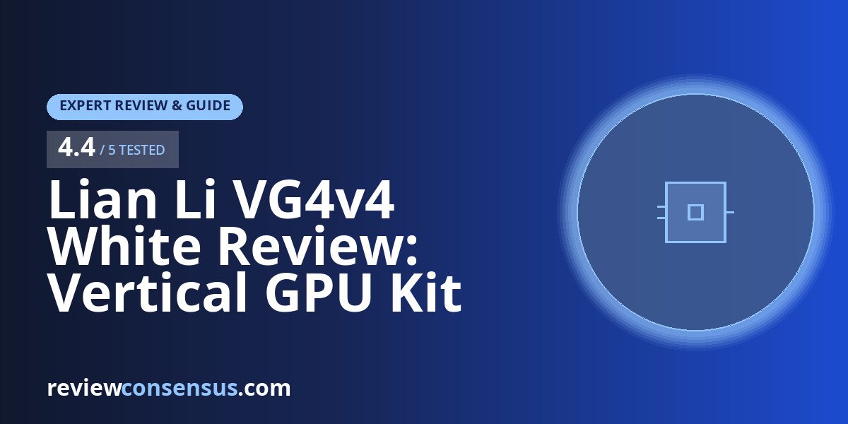 Lian Li VG4v4 White Review: Vertical GPU Kit with PCIe 5.0 Riser