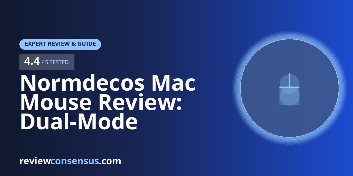 Normdecos Mac Mouse Review: Dual-Mode Bluetooth and USB-C Receiver