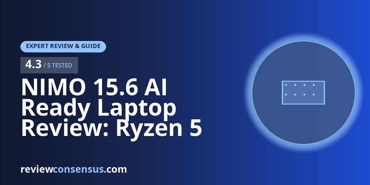 NIMO 15.6 AI Ready Laptop Review: Ryzen 5 6600H for Work and Play