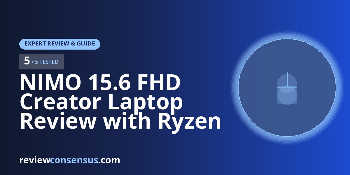 NIMO 15.6 FHD Creator Laptop Review with Ryzen 7 7735HS and Radeon 680M