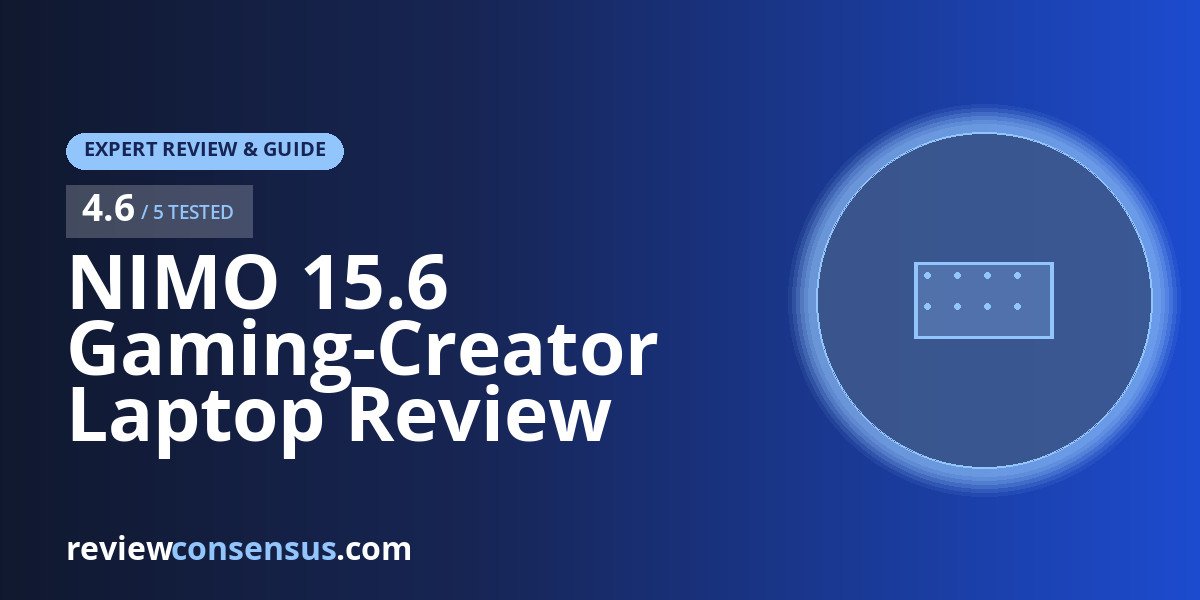 NIMO 15.6 Gaming-Creator Laptop Review (B0H1QKKL3W) for STEM and Editors