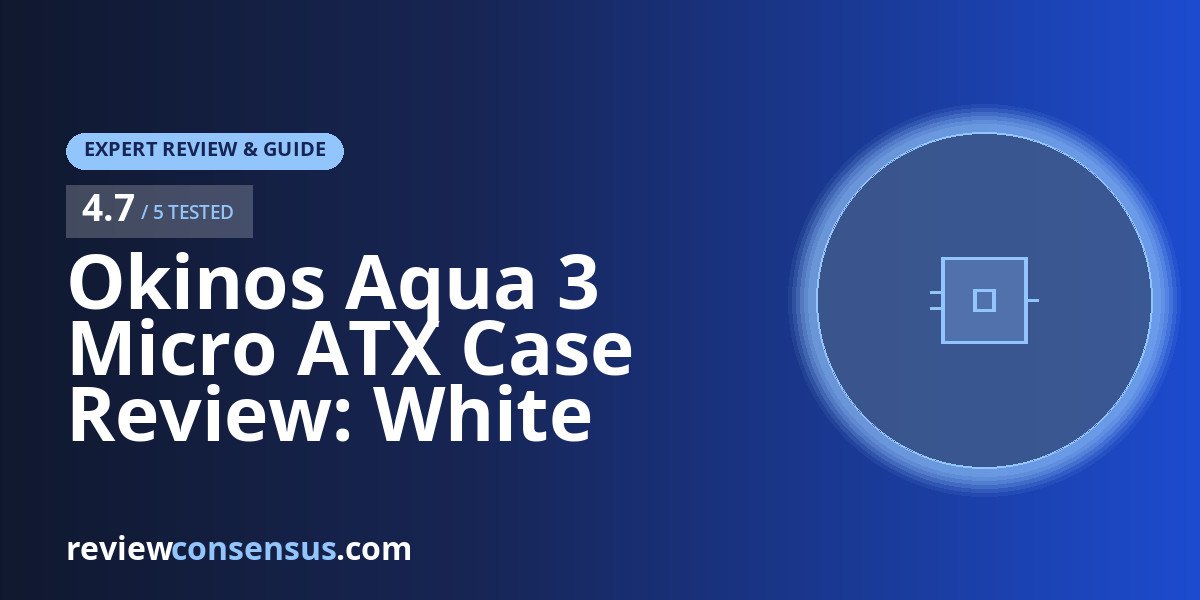 Okinos Aqua 3 Micro ATX Case Review: White Panoramic Build
