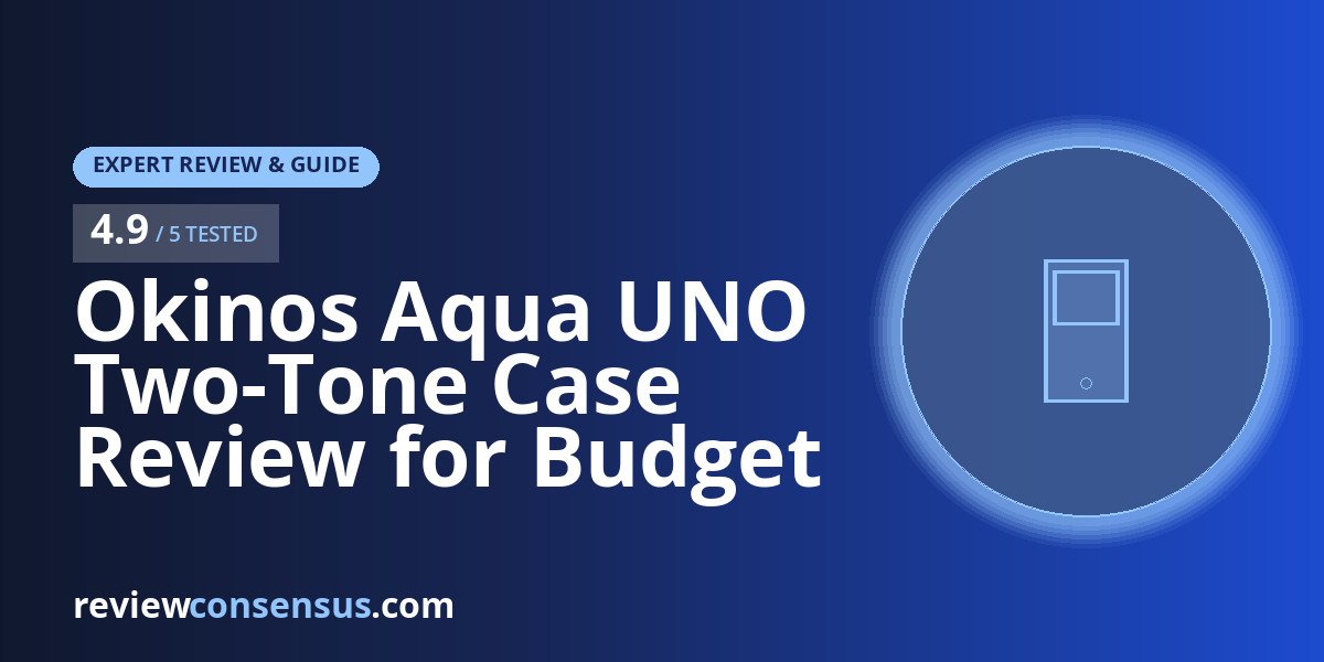 Okinos Aqua UNO Two-Tone Case Review for Budget Builds