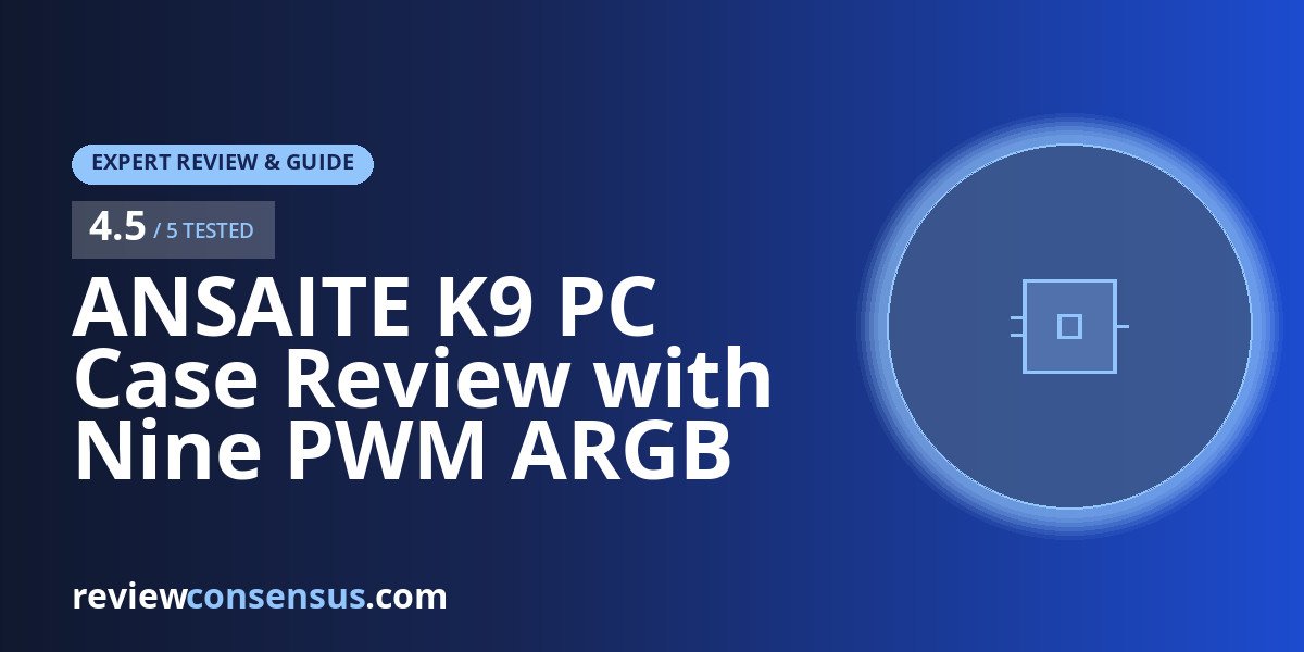 ANSAITE K9 PC Case Review with Nine PWM ARGB Fans