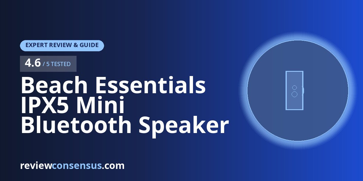 Beach Essentials IPX5 Mini Bluetooth Speaker Review