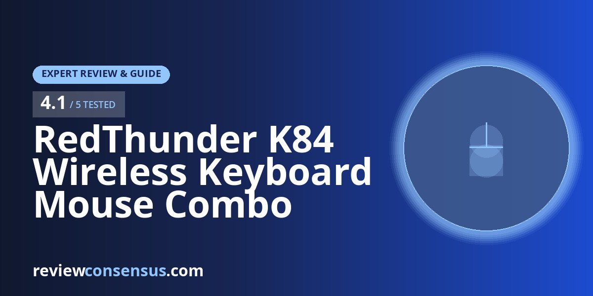 RedThunder K84 Wireless Keyboard Mouse Combo Review for Mixed Use