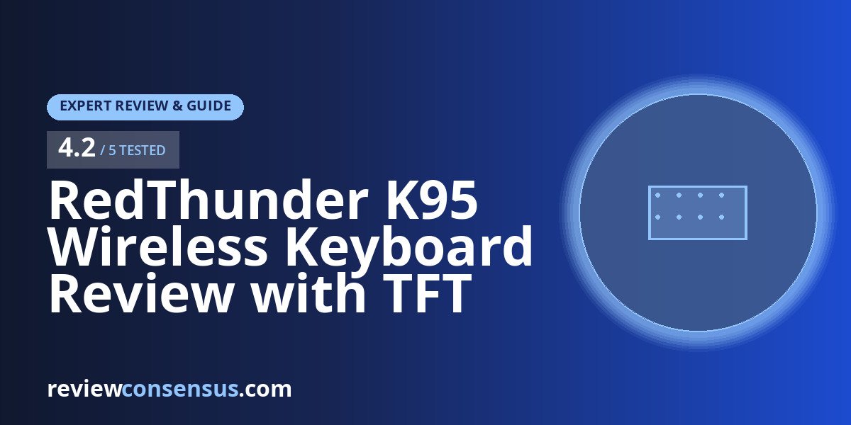 RedThunder K95 Wireless Keyboard Review with TFT Screen