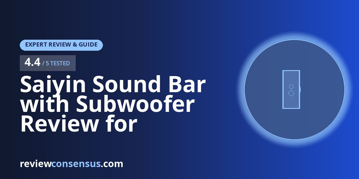Saiyin Sound Bar with Subwoofer Review for Everyday TV Bass