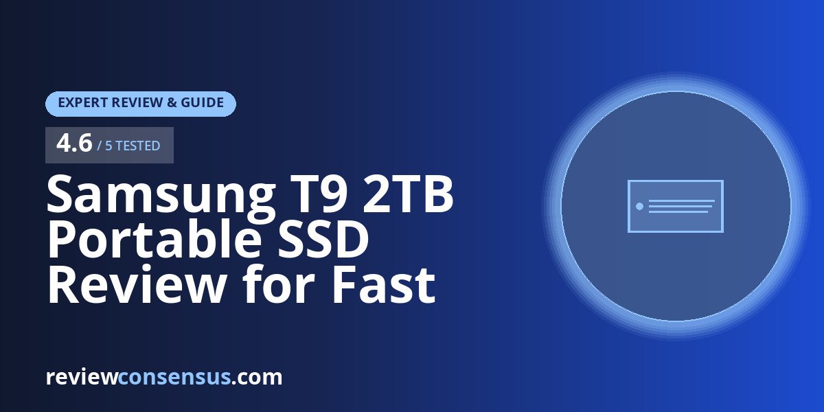 Samsung T9 2TB Portable SSD Review for Fast Creator Transfers