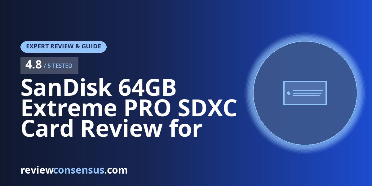 SanDisk 64GB Extreme PRO SDXC Card Review for Fast Rotations