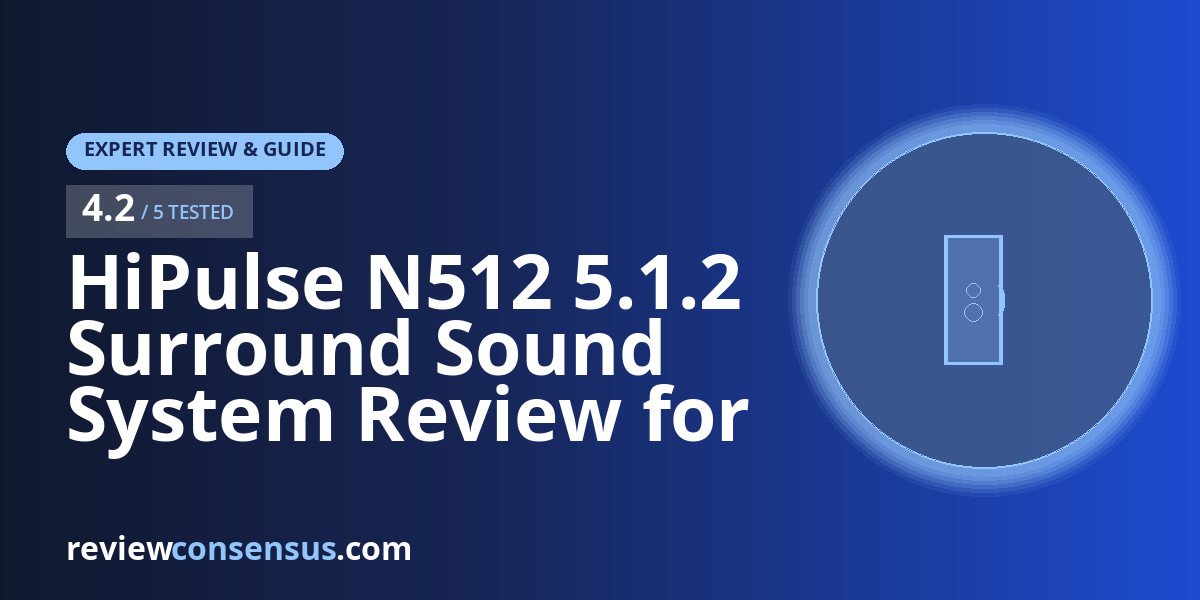 HiPulse N512 5.1.2 Surround Sound System Review for TV Rooms