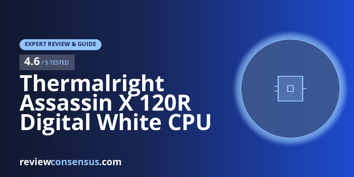 Thermalright Assassin X 120R Digital White CPU Cooler Review