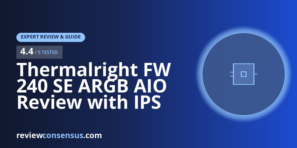 Thermalright FW 240 SE ARGB AIO Review with IPS LCD Screen