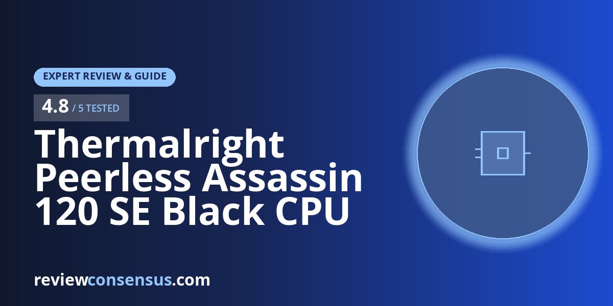 Thermalright Peerless Assassin 120 SE Black CPU Cooler Review