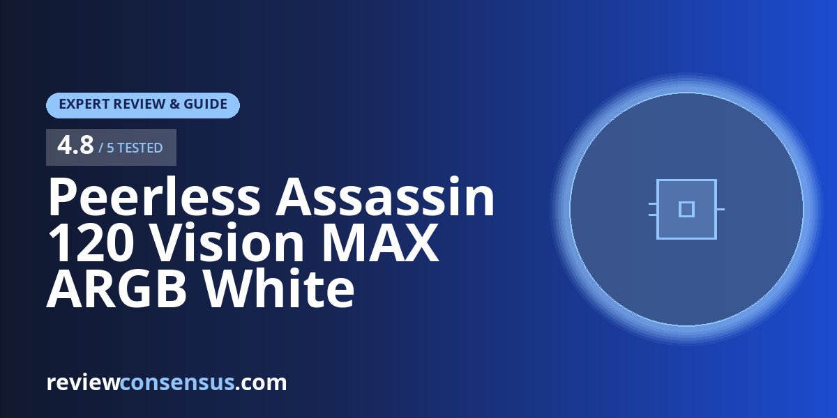 Peerless Assassin 120 Vision MAX ARGB White Cooler Review