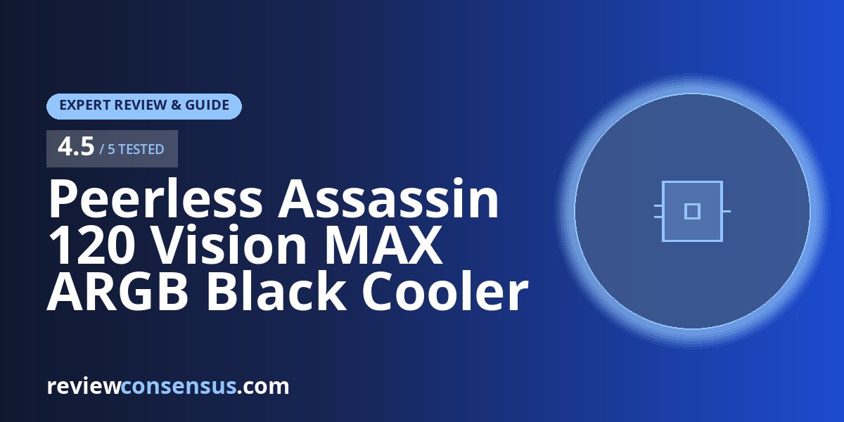 Peerless Assassin 120 Vision MAX ARGB Black Cooler Review