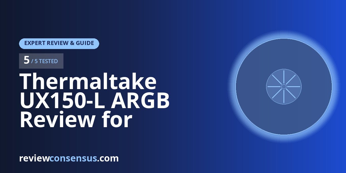 Thermaltake UX150-L ARGB Review for Compact Intel Builds