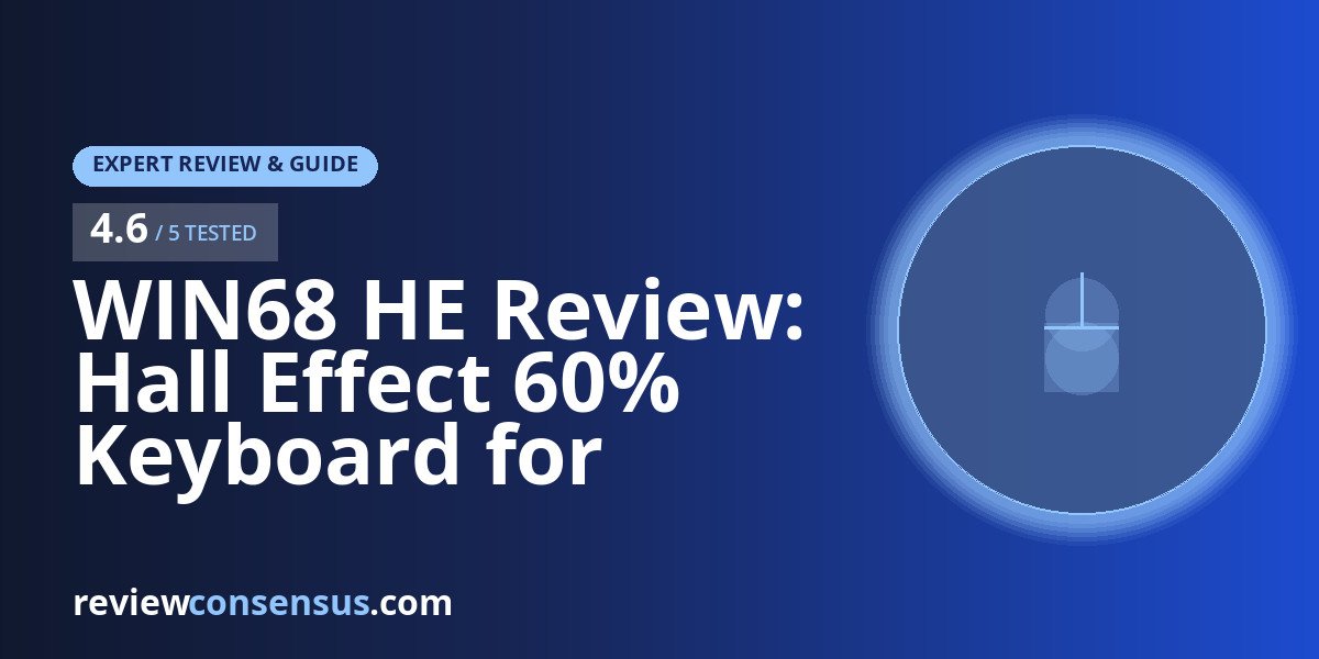 WIN68 HE Review: Hall Effect 60% Keyboard for Rapid Trigger FPS