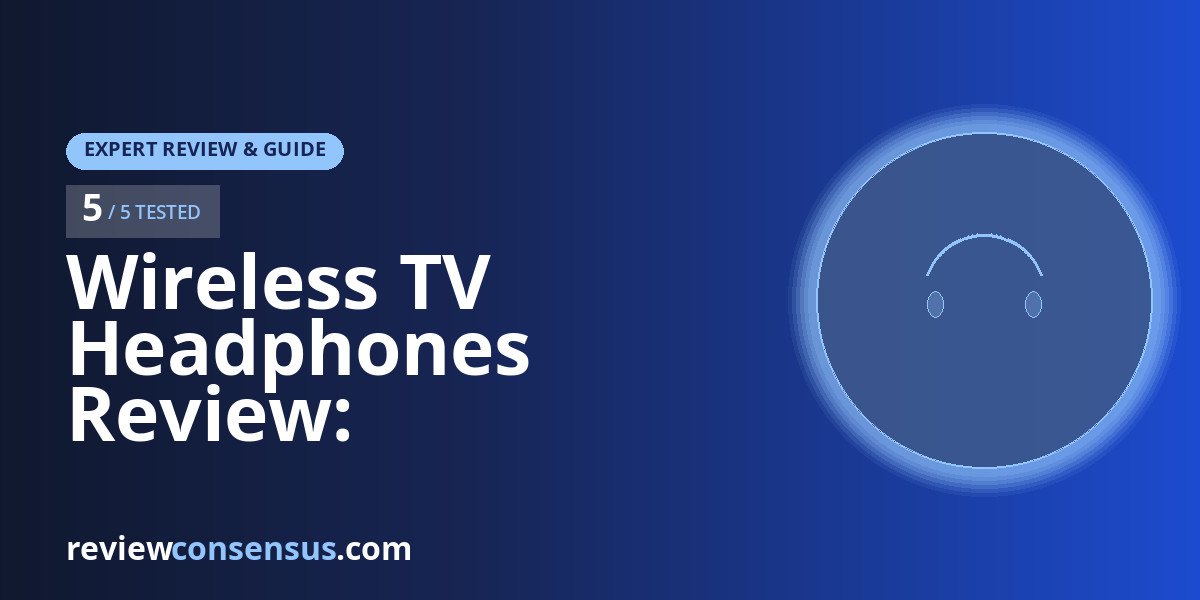 Wireless TV Headphones Review: Senior-Friendly Low-Latency Listening