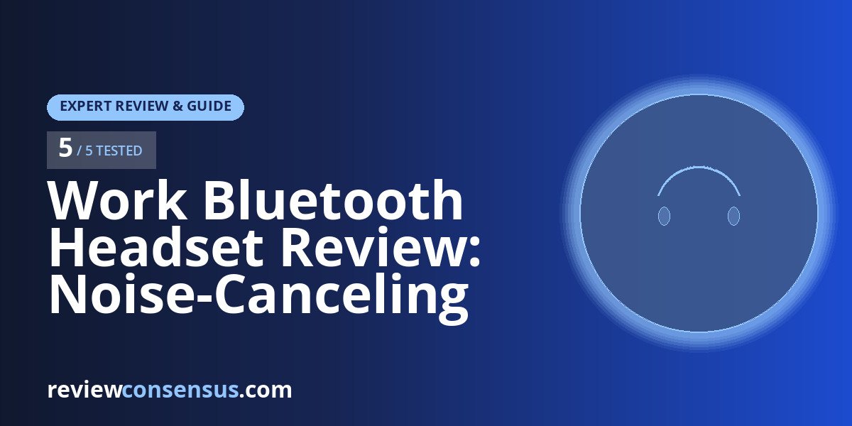 Work Bluetooth Headset Review: Noise-Canceling Mic for Teams Calls