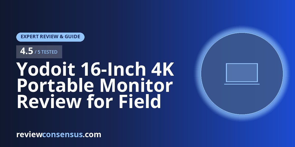 Yodoit 16-Inch 4K Portable Monitor Review for Field Editing