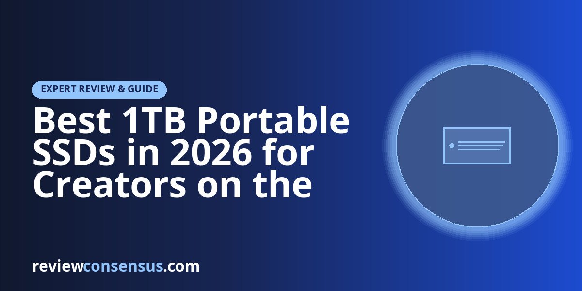 Best 1TB Portable SSDs in 2026 for Creators on the