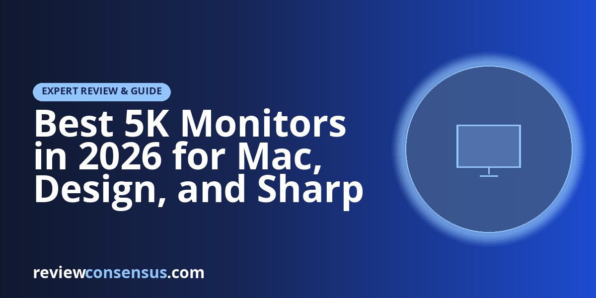 Best 5K Monitors in 2026 for Mac, Design, and Sharp