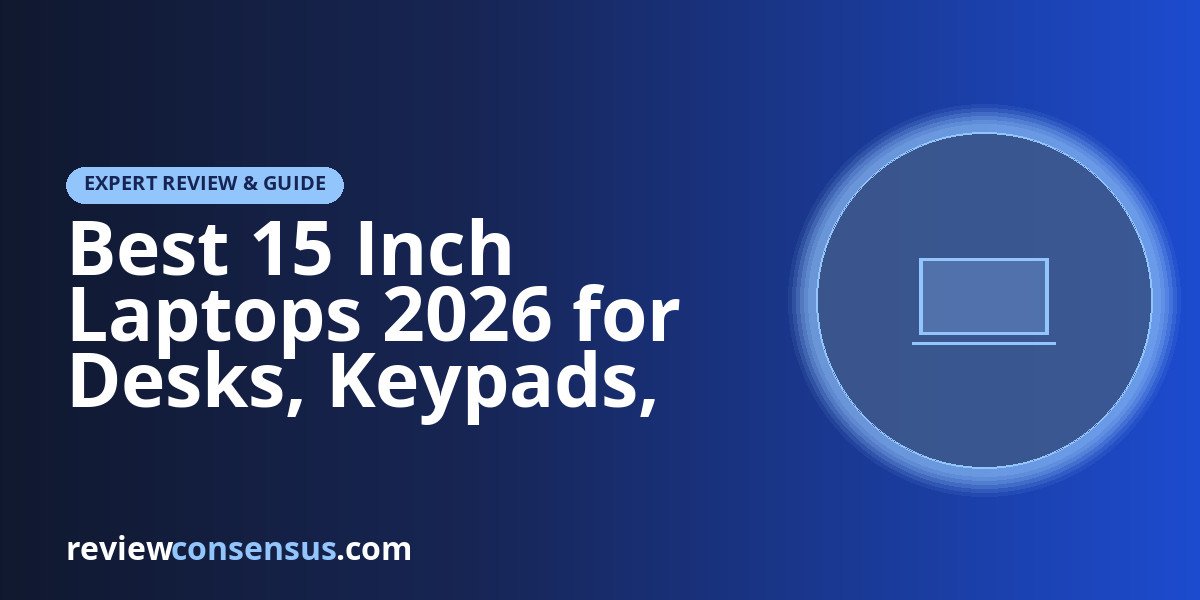 Best 15 Inch Laptops 2026 for Desks, Keypads, and Hybrid