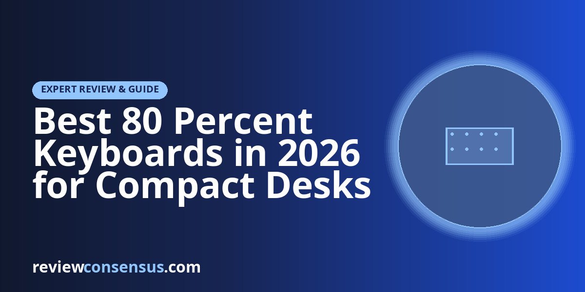 Best 80 Percent Keyboards in 2026 for Compact Desks