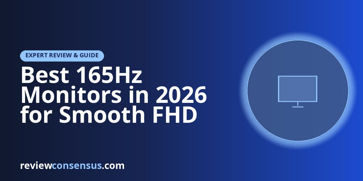Best 165Hz Monitors in 2026 for Smooth FHD and QHD