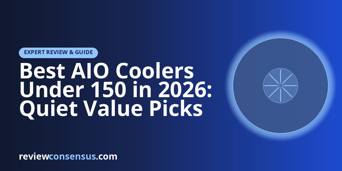 Best AIO Coolers Under 150 in 2026: Quiet Value Picks
