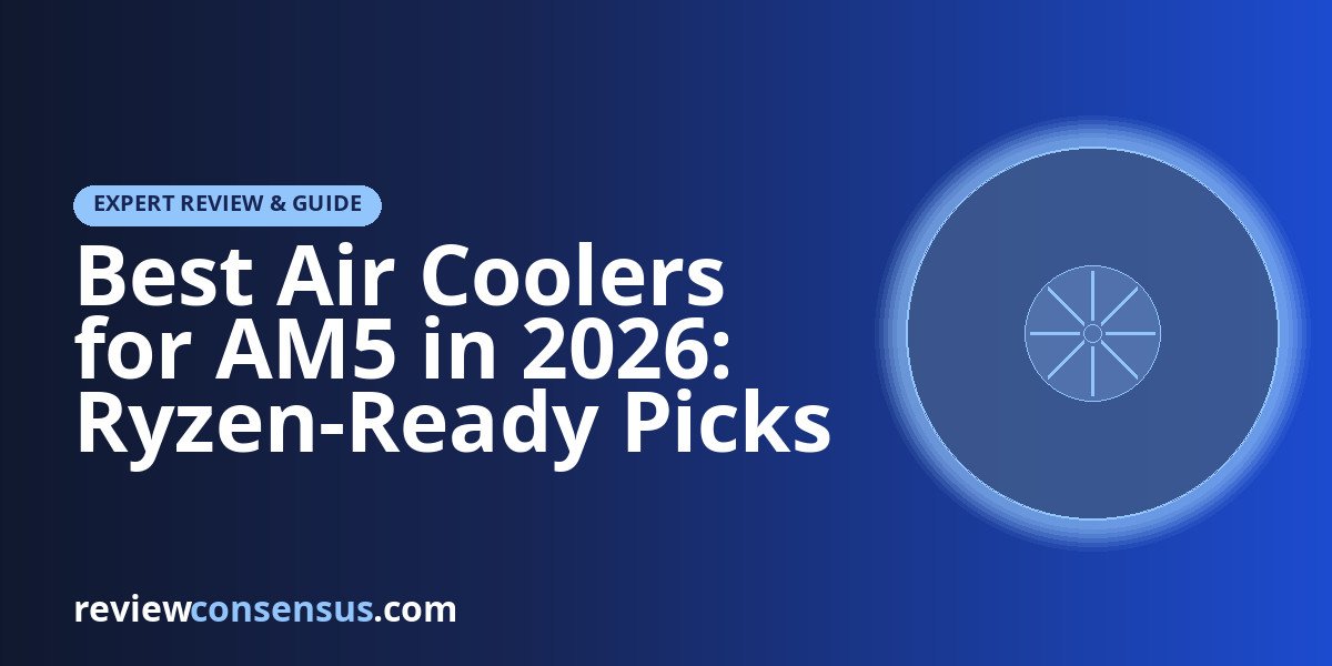 Best Air Coolers for AM5 in 2026: Ryzen-Ready Picks