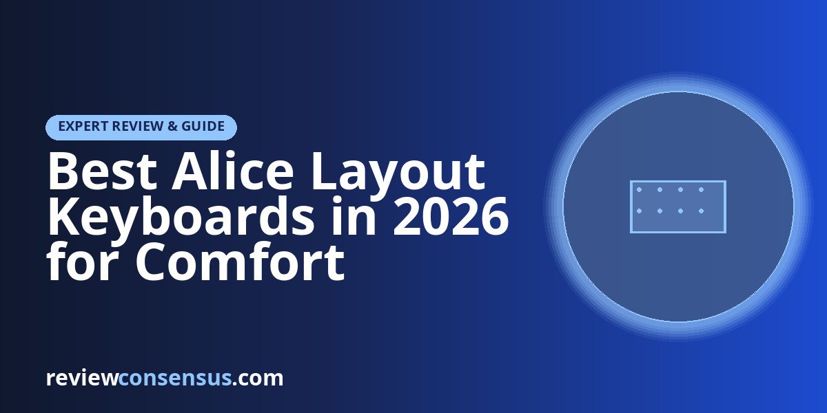Best Alice Layout Keyboards in 2026 for Comfort Typing