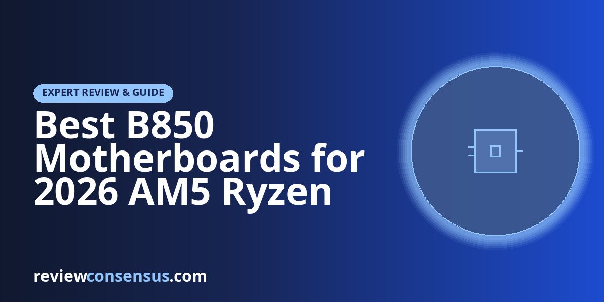 Best B850 Motherboards for 2026 AM5 Ryzen Builds