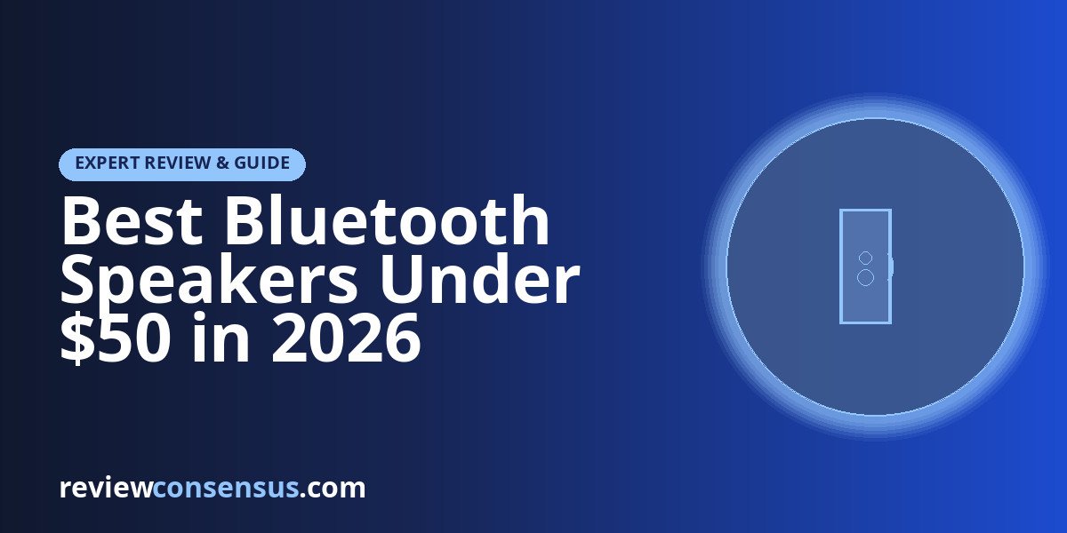 Best Bluetooth Speakers Under $50 in 2026