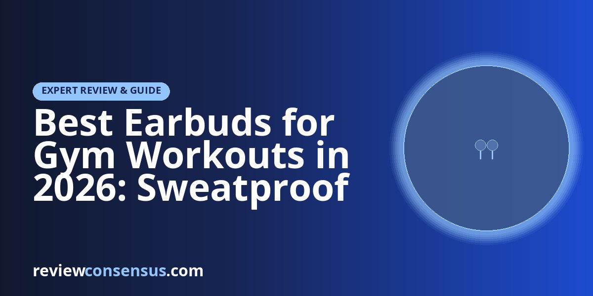 Best Earbuds for Gym Workouts in 2026: Sweatproof Picks