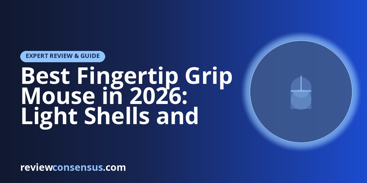 Best Fingertip Grip Mouse in 2026: Light Shells and Grip