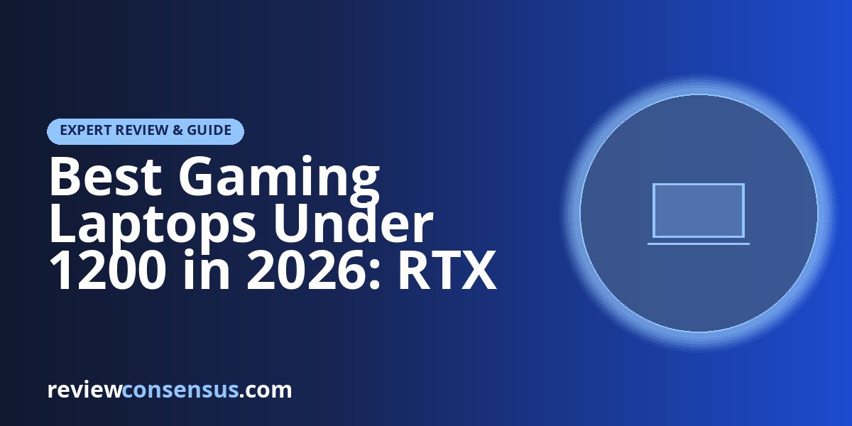 Best Gaming Laptops Under 1200 in 2026: RTX 50-Series Picks