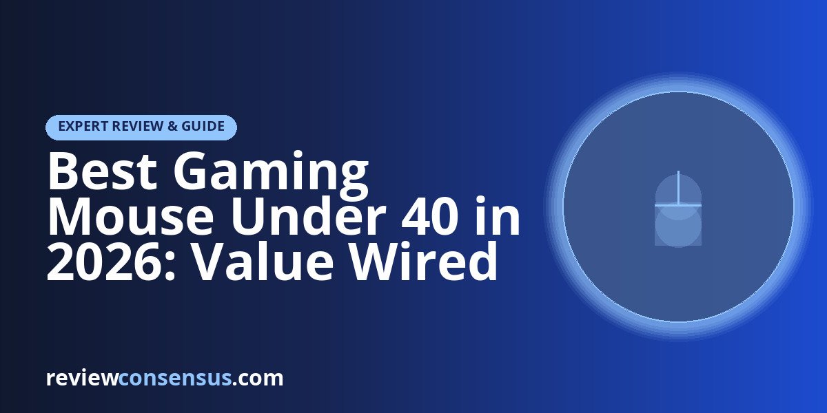 Best Gaming Mouse Under 40 in 2026: Value Wired &