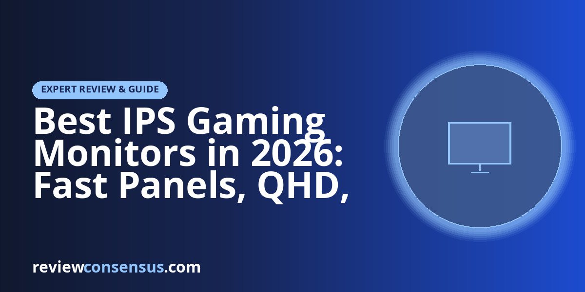 Best IPS Gaming Monitors in 2026: Fast Panels, QHD, and
