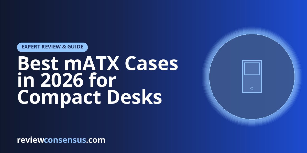 Best mATX Cases in 2026 for Compact Desks and Real