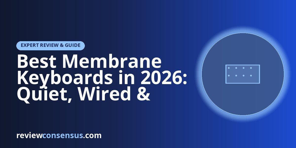 Best Membrane Keyboards in 2026: Quiet, Wired & Wireless Picks