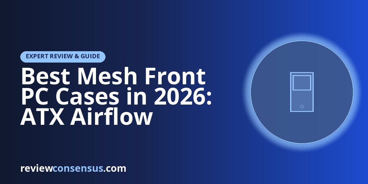 Best Mesh Front PC Cases in 2026: ATX Airflow Mid-Towers