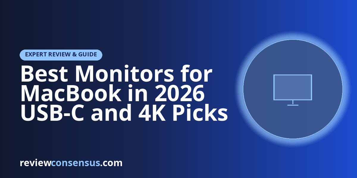 Best Monitors for MacBook in 2026 USB-C and 4K Picks