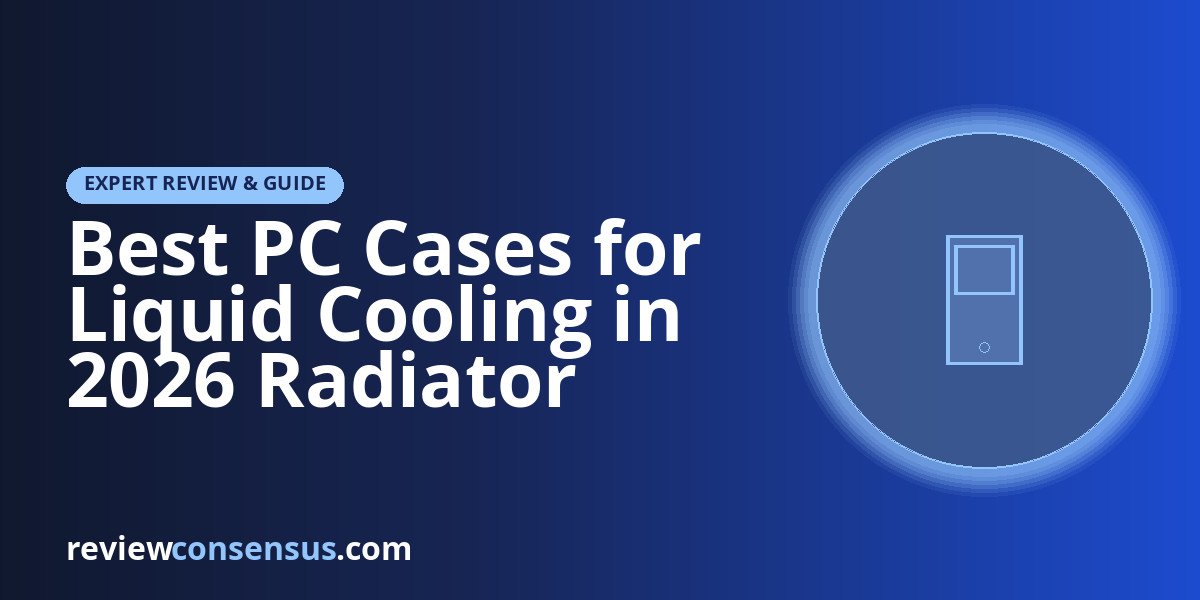 Best PC Cases for Liquid Cooling in 2026 Radiator Builds