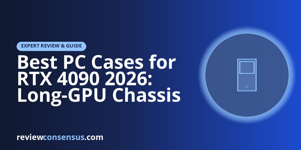 Best PC Cases for RTX 4090 2026: Long-GPU Chassis