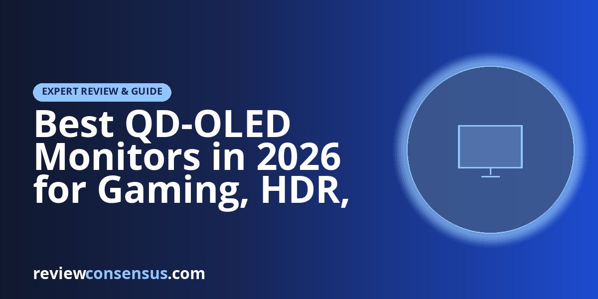 Best QD-OLED Monitors in 2026 for Gaming, HDR, and Color