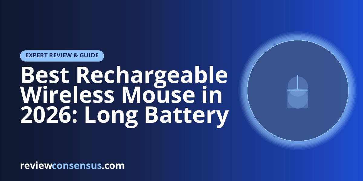 Best Rechargeable Wireless Mouse in 2026: Long Battery Picks