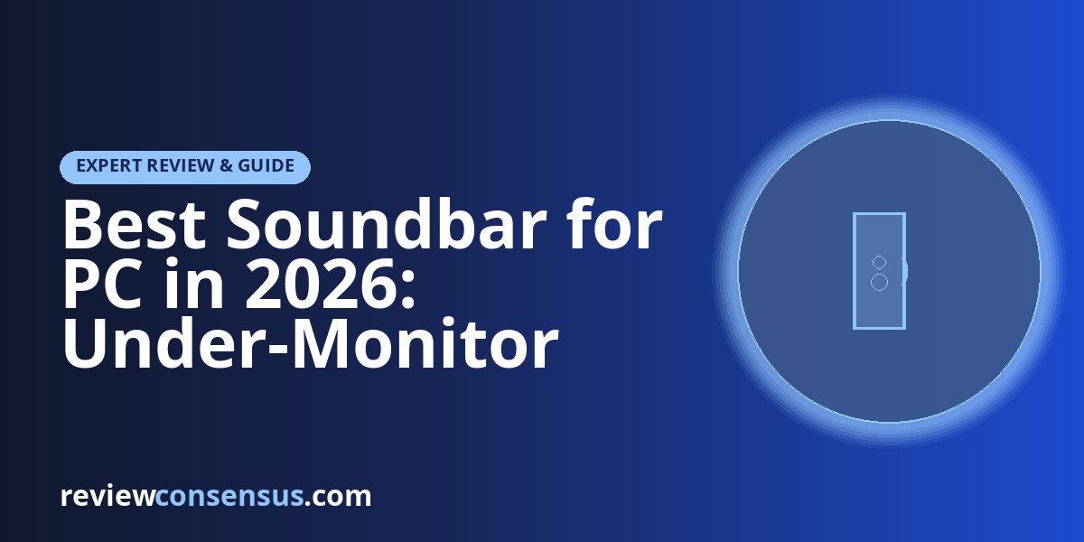Best Soundbar for PC in 2026: Under-Monitor Desk Picks