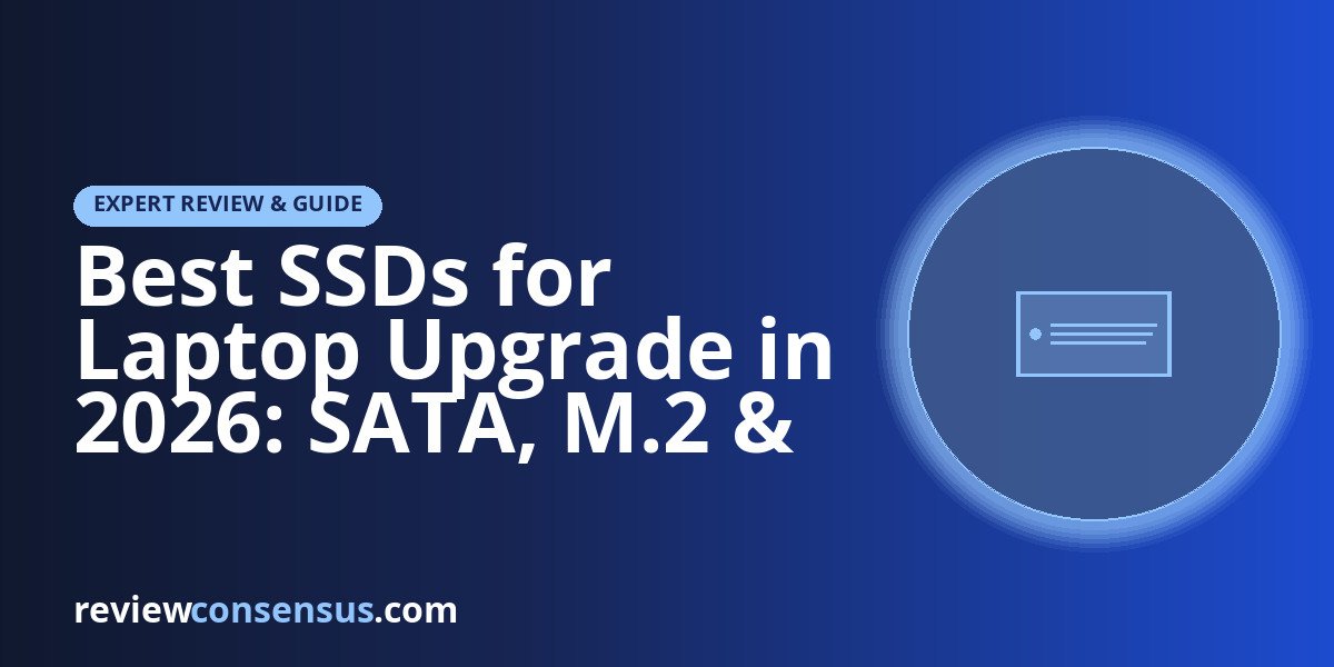 Best SSDs for Laptop Upgrade in 2026: SATA, M.2 &